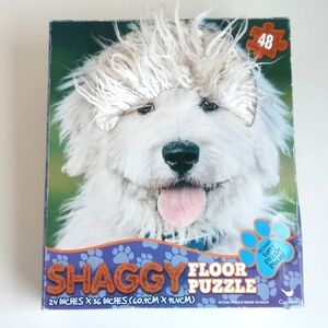 3’ Shaggy Dog Floor Puzzle 48 Pieces (24" x 36") 3 Feet Long!